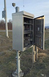 Temperature Data Probe station Parks Highway at Broadview, Parks Highway, MP 40